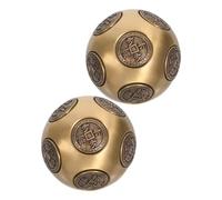 Palla per Esercizi Manuali in Ottone 5cm, Sfera Liscia | Rotante a Dodici Facce, Trainer Presa per Casa e Ufficio, Aiuta a Rafforzare Mani e Polsi