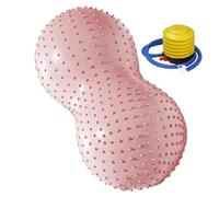 Palla per Esercizi - Palline per Equilibrio a Forma di Arachidi 45x90 cm, Istruttore di Stabilità Fitness in PVC, Pompa ad Aria Inclusa, Allenamento di Supporto Core | per la terapia fisica di gravida