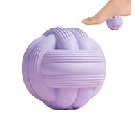 Palla per massaggio alla schiena, in silicone, flessibile, portatile, per massaggio ai piedi, per donne e adulti, allenamento, recupero, palestra, fitness, esercizi di yoga al chiuso e all'aperto