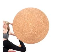 Palla per massaggio in sughero, rullo in sughero, sfere di sughero per massaggi profondi dei tessuti, rullo in sughero per gli appassionati di yoga, migliora l'ambiente domestico