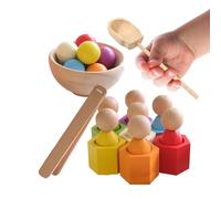 Palla per Ordinare,Giochi di Selezione Colorata con Coppe e Pallina | Attività Motoria per Abilità Fini da Viaggio Asilo Infanzia Bambini