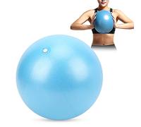 Palla per pilates da 25 cm, piccola palla gonfiabile per esercizi | Palla da yoga antiscoppio, antiscivolo, morbida per allenamento, pilates, gravidanza, fitness con tubo guida per palestra