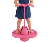 Palla per saltare per l'equilibrio per bambini, antiscivolo, altezza regolabile, con maniglia, per allenamento, per lezioni di educazione fisica, palestra, attività scolastiche