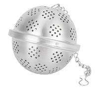 Palla per Spezie in Acciaio Inossidabile Extra Large per CucinarePalla per Condimento, Infusore per Spezie, Filtro per Palline di Tè per Cucina(L), Infusore per Colino da Tè Colander