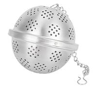 Palla per Spezie in Acciaio Inossidabile Extra Large per CucinarePalla per Condimento, Infusore per Spezie, Filtro per Palline di Tè per Cucina(L), Infusore per Colino da Tè Colander