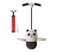 Palla Pogo a Forma di Panda con Manico, Giocattolo Pogo Jump for Bambini con Pompa, Pogo Stick for Esercizi Sportivi, Esercizi di Equilibrio for Ragazzi, Rosa(White)