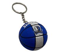 Palla Portachiavi Compatibile con NBA Mavericks Basket Gadget Accessori Idea Regalo Uomo Donna Bambino Ciondolo Creativo 3D