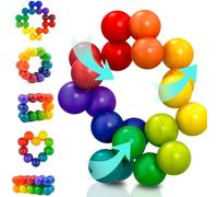 Palla puzzle 3D Giocattoli Antistress Pallina Antistress Palline Magnetiche Colorate per bambini Giocattoli Sensoriali per Autismo Adatte per Alleviare Stress,L'ansia e L'autismo