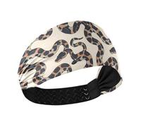 Palla Python Minimalista Raffreddamento fascia da corsa Testa elastica per trucco basket lavaggio viso trucco