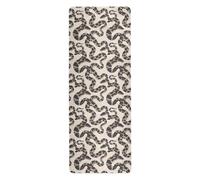 Palla Python Minimalista Tappeto antiscivolo per gli uomini stampato, antiscivolo, tappetino da yoga asciugamano antiscivolo per yoga caldo con borse tapete para ejercicio 180,3 x 66 cm