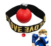 Palla riflettente da boxe, fascia per palla da boxe, fascia per principianti con palla riflessa Allenamento Coordinazione occhio-mano Palle da boxe per camera da letto, soggiorno, cortile, paarker, ym