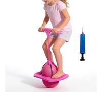 Palla rimbalzante per bambini, giocattolo per l'equilibrio, con manico, per esercizi di equilibrio, per bambini e adulti, allenamento, yoga, per interni ed esterni, casa, scuola materna