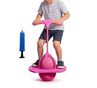 Palla Rimbalzina per Bambini,Gioco per equilibrio e rimbalzo con maniglia,Palla Rimbalzante da Esterno per l'Infanzia | Adatto per Yoga e Attività Indoor Outdoor per Adulti e Bambini, Asilo, Scuola M