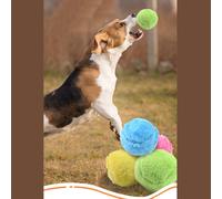 Palla rotante automatica con suono squittente per cani - Previene il sovrappeso