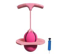 Palla saltatrice divertente e portatile, sicura con maniglia e pompa, per saltare l'equilibrio, per bambini e bambine, gioco, esercizio fisico, sport, ricreativo, compleanno, Gi