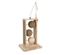 Palla tiragraffi in legno Designed by Lotte Lomax - L 34,5 x P 29,5 x H 50 cm