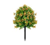 Palla Topiaria Artificiale Colorata Disegno Floreale Materiale PE Alta Qualità