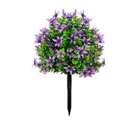 Palla Topiaria Artificiale Colorata Disegno Floreale Materiale PE Alta Qualità