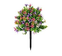 Palla Topiaria Artificiale Colorata Disegno Floreale Materiale PE Alta Qualità