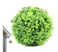 Palla topiaria artificiale, palla topiaria pianta artificiale, palla di erba palla verde sfera Centella, Sfera topiaria vegetale, palla topiaria in legno di bosso resistente ai raggi UV, palle