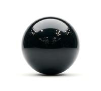 Palla trackball da 55 mm, di precisione lucida compatibile con Kensington SlimBlade Pro, Expert Mouse cablato e wireless, Nulea M512, Sanwa MA-TB38 e Ploopy Adept, nero, rosso, verde, viola (nero)