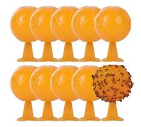 Palla trappola per mosche 10 pezzi, trappola per mosche impermeabile resistente al sole con attrattivo adesivo per il mercato del frutteto e del giardino