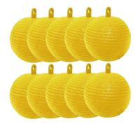 Palla trappola per mosche impermeabile resistente al sole 10 pezzi - 3, 27 pollici con trappola adesiva attrattiva sospesa per il mercato del frutteto