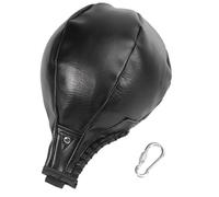 Palla Veloce da Boxe Professionale, Forma a Goccia, PU Nero | Rimbalzo Elevato ed Elasticità, Allenamento per Esercizio e Workout, Mira Facile e Coordinazione
