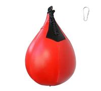 Palla veloce per la boxe Sacco da boxe in pelle for allenamento sportivo, sacco resistente, a pera, for fitness, combattimento, velocità e riflessi(4)