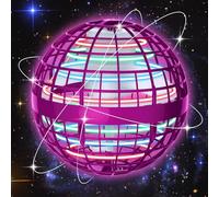 Palla Volante Hover Ball 2023, Flying Orb Ball Spinner e LED Drone per Bambini, Giocattoli Aliante Boomerang Regali per Ragazzi e Ragazze, UFO Ball il Divertimento Interno ed Esterno, 2023 Pro (Rosa)