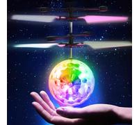 Palla Volante RC Mini Drone, Elicottero Telecomandato con Luci LED Multicolore, Palla per Elicottero a Induzione a Infrarossi, Telecomando Flying Ball, Giocattolo Volante per Bambini Ragazzi Ragazze