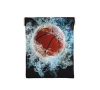 Pallacanestro astratta, Spremere il portafoglio superiore da donna Borsa portaoggetti Piccola portamonete Portamonete