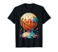 Pallacanestro Ice Cream Drip Ball Bambini Giovani Basket Maglietta