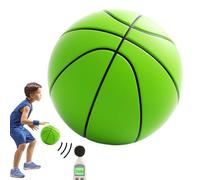 Pallacanestro in schiuma, Pallacanestro indoor - Palla da basket morbida Palla da allenamento 3D in PU | in schiuma luminosa, pallacanestro muto per un gioco migliorato