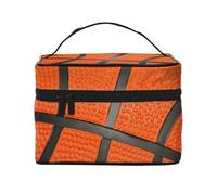 Pallacanestro Linea Nera, Borsa per il trucco Borsa per cosmetici Borsa da viaggio portatile da viaggio Astuccio per matite