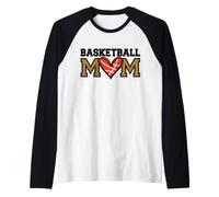 Pallacanestro Mammina Leopardo Festa della Mamma Ragazza Maglia con Maniche Raglan