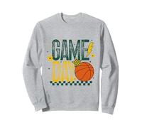 Pallacanestro Mom Game Day Tipoff Stagione Verde & Oro Giallo Felpa