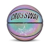 Pallacanestro notturno, Pallacanestro all'aperto | 7 Black Luminous Basket Night Game Light Up Glow Basket Ball Idee regalo per ragazzi e ragazze adolescenti