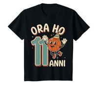 Pallacanestro Ora Ho 11 Anni Basket 11° Compleanno Bambini Maglietta