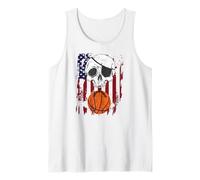 Pallacanestro Pallacanestro Pallacanestro Bandiera USA Canotta