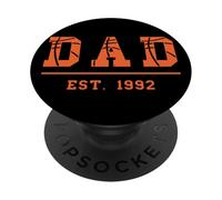 Pallacanestro Papà Dal 1992 Compleanno Padre Festa Vintage PopSockets PopGrip Adesivo