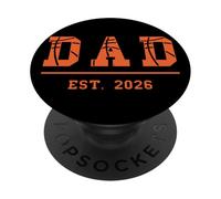 Pallacanestro Papà Dal 2026 Compleanno Padre Festa Vintage PopSockets PopGrip Adesivo