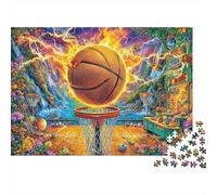 Pallacanestro Puzzle 1000 Pezzi, Jigsaw Puzzle Ad Alta Difficoltà Regali Per Adulti E Adolescenti, Home Giochi 38x26cm/1000pcs