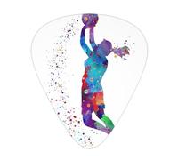 Pallacanestro Ragazza Modello Plettri Chitarra 12 Pezzi Per Ukulele Basso Strumenti Accessori
