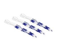 Pallacanestro Rete Borsa,3pz Rete Stoccaggio Singola Sfera,Bianco Blu