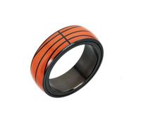 Pallacanestro Rotazione Spinner Fidget Band Anelli Per Uomini Donne Ansia Rotazione Atleta Appassionato Sport Anello Dito Alleviare Lo Stress Acciaio Inox Compleanno Moda Gioielli, Metallo, Nessuna