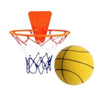 Pallacanestro senza rumore, pallacanestro tranquillo - Pallone senza aria per gocciolare senza rumore - Pallone da allenamento a goccia al coperto da basket per bambini per bambini Abilità per adulti