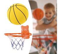 Pallacanestro silenziosa con canestro, palla rimbalzante giocattolo