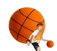 Pallacanestro Silenzioso, Allenamento In Schiuma PU | Pallina rimbalzante silenziosa a basso rumore, 24 cm, 340 g, Materiale morbido ambientale, per i , pratica del dribble, J