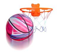 Pallacanestro silenzioso, pallacanestro silenzioso, pallacanestro silenzioso, pallone da basket silenzioso con cerchio, pallone da basket in schiuma per dribblers silenziosi e allenamento in sala